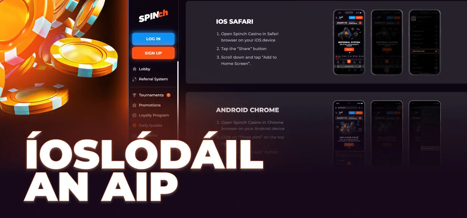 feidhmchlár soghluaiste spinch