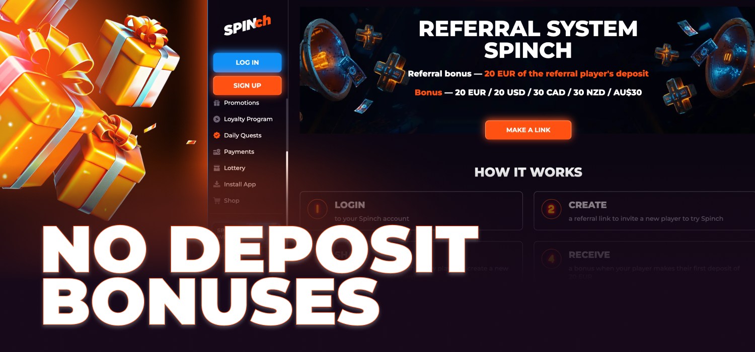 no deposit bonus referral system